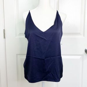 Anthropologie bishop + young Audrina Cami Top Navy
